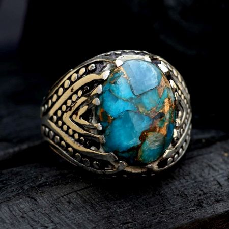 Dynamic Vintage Halo 925 Sterling Silver Ring